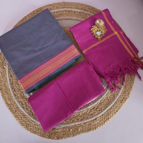 Mangalgiri Cotton 3 Piece Set - MC01