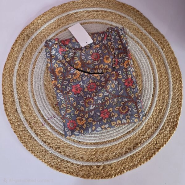 Linen Zari Kurti- LZk11