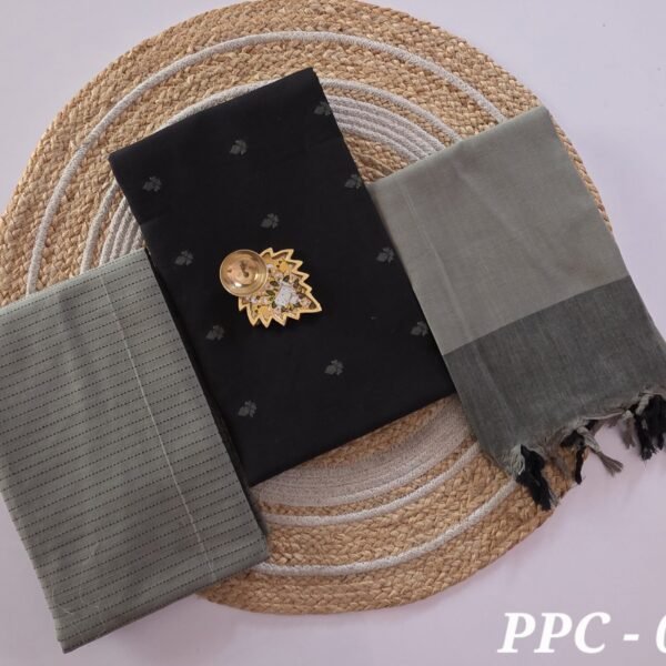 Prewashed Cotton Salwar Set - PPC05 (2.5 metre bottom)