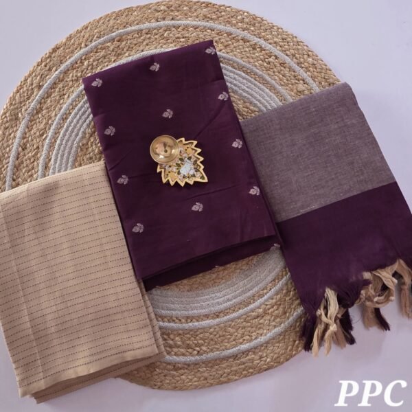 Prewashed Cotton Salwar Set - PPC06 (2.5 metre bottom)