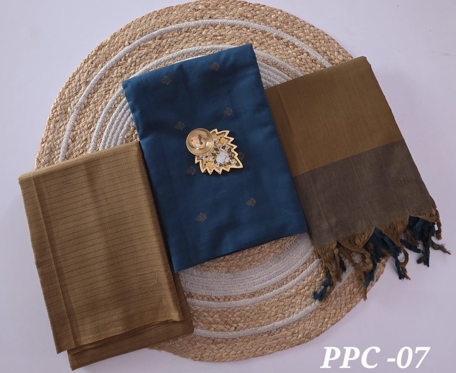 Prewashed Cotton Salwar Set - PPC07 (2.5 metre bottom)