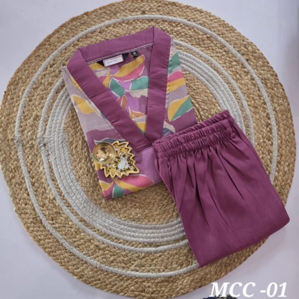 Mul Chanderi Cotton Co Ord - MCC01