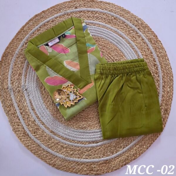 Mul Chanderi Cotton Co Ord Set - MCC02