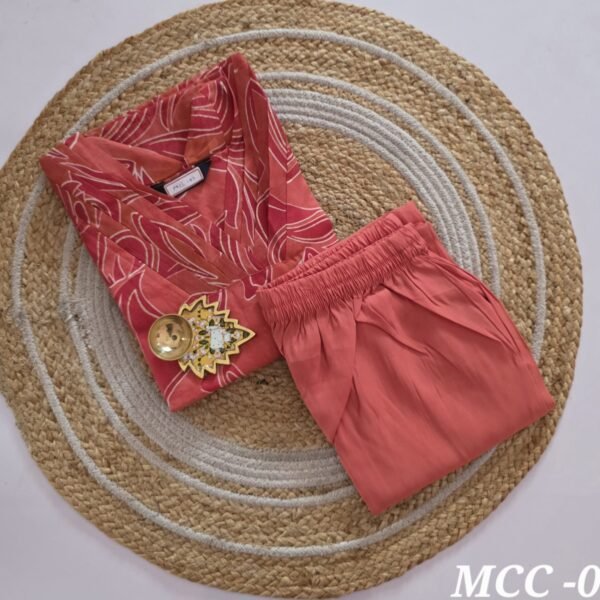 Mul Chanderi Cotton Co Ord Set - MCC03