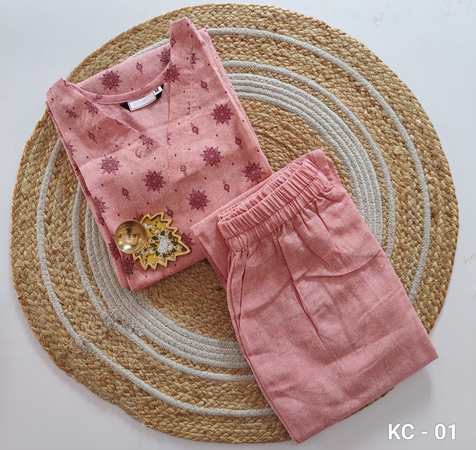 Khadi Cotton Co Ord Set - KC01