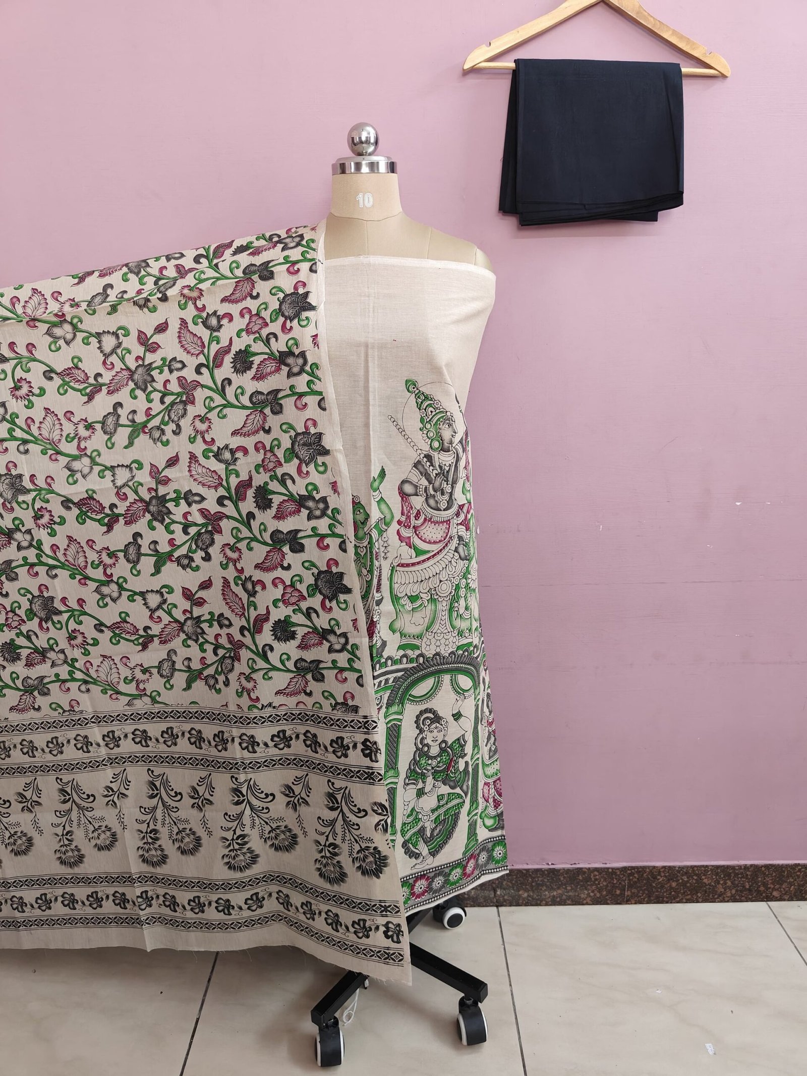Mangalgiri × Kalamkari Salwar Set - CPK02 - Image 2