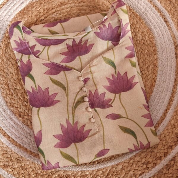 Tissue Silk Kurti - TSK04
