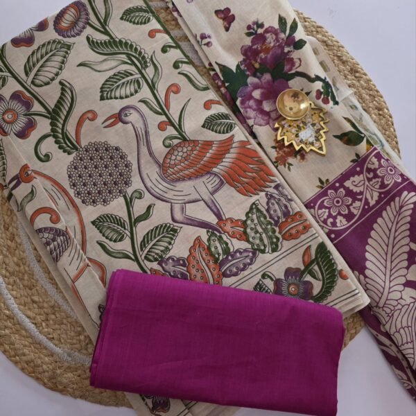 Mangalgiri × Kalamkari Salwar Set - CPK09