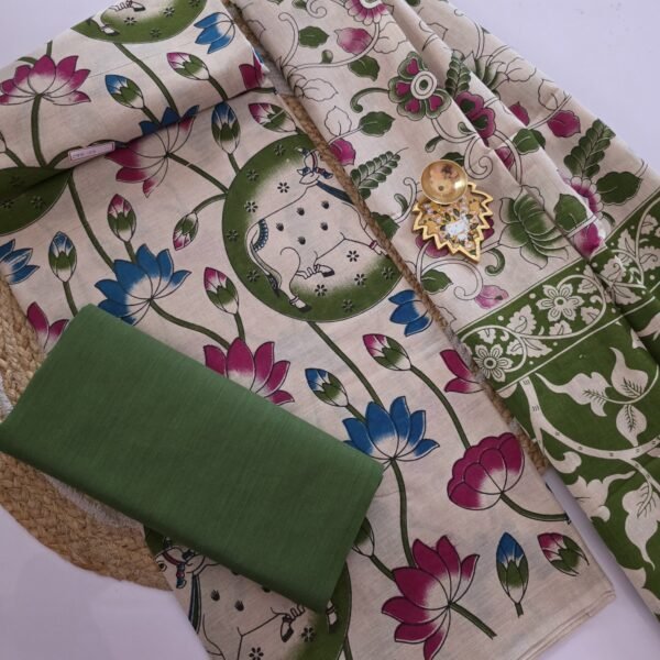 Mangalgiri × Kalamkari Salwar Set - CPK05