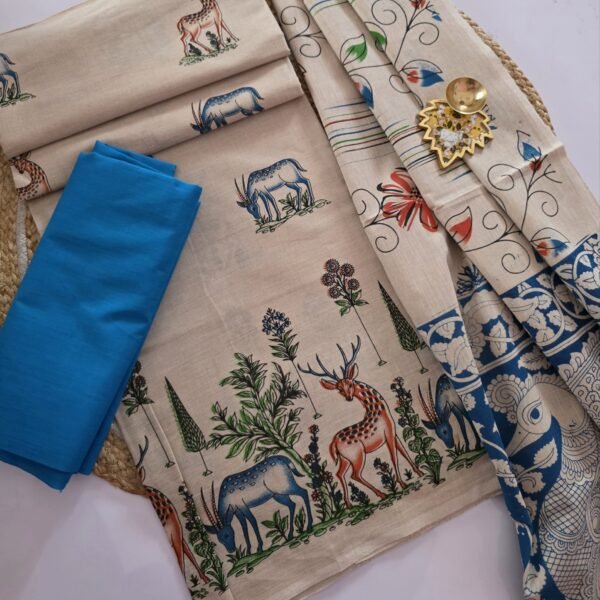 Mangalgiri × Kalamkari Salwar Set - CPK03