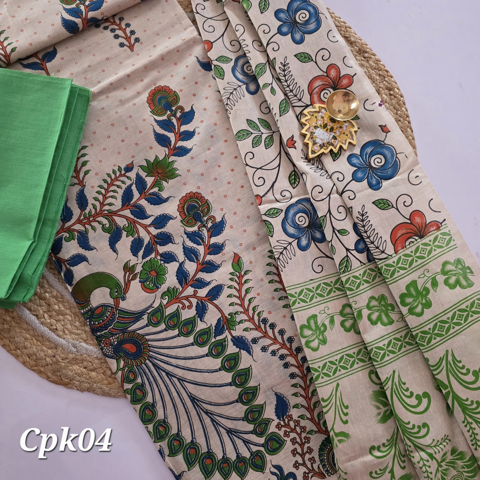Mangalgiri × Kalamkari Salwar Set - CPK04