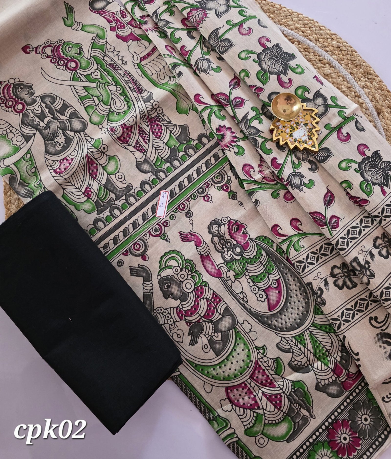 Mangalgiri × Kalamkari Salwar Set - CPK02