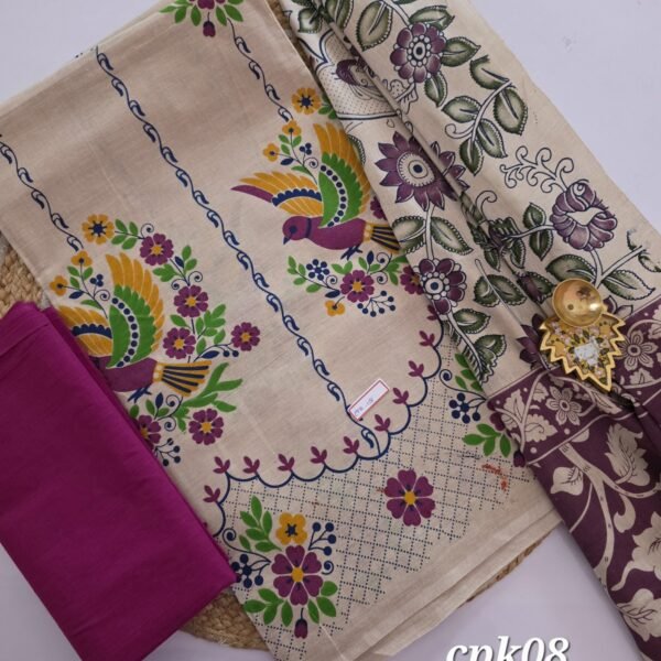 Mangalgiri × Kalamkari Salwar Set - CPK08