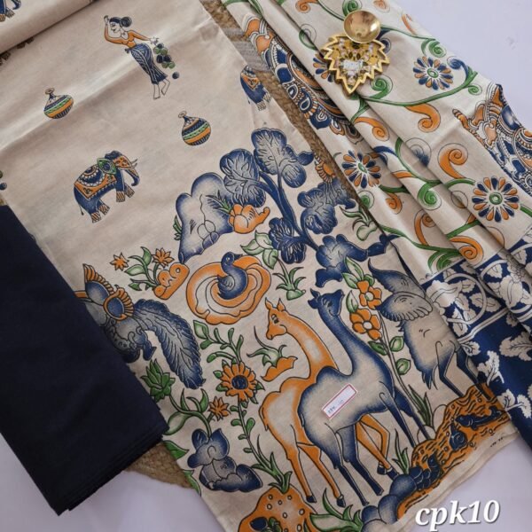 Mangalgiri × Kalamkari Salwar Set - CPK10