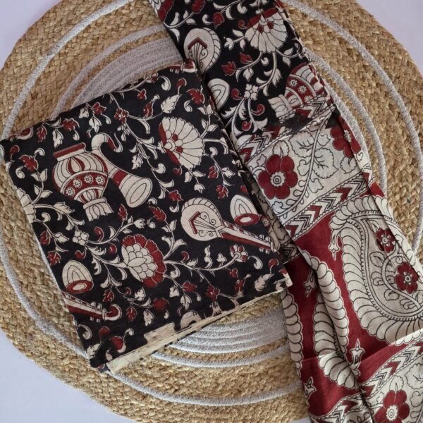 Kalamkari Top and Dupatta - KTD01