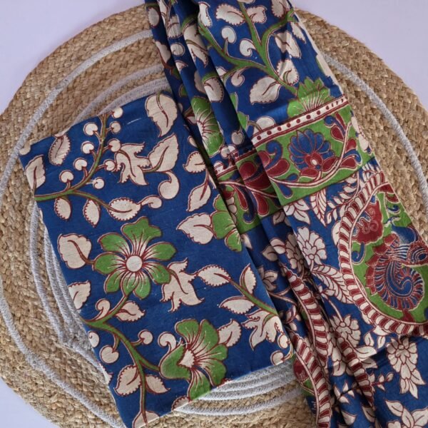 Kalamkari Top and Dupatta - KTD02