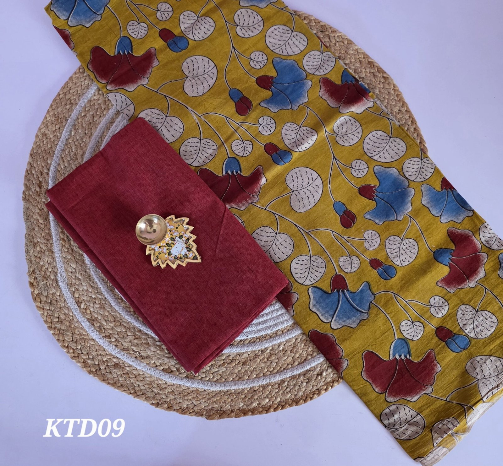 Kalamkari Top and Dupatta - KTD09 - Image 2