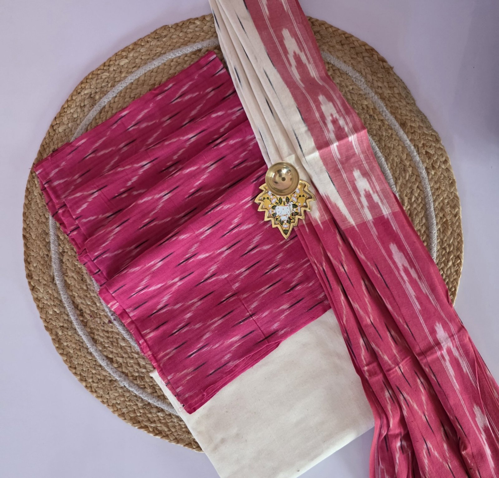 Pochampally Ikkat Cotton - PC03 - Image 2