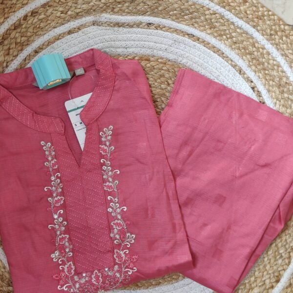Rayon Embroidery Co ord set