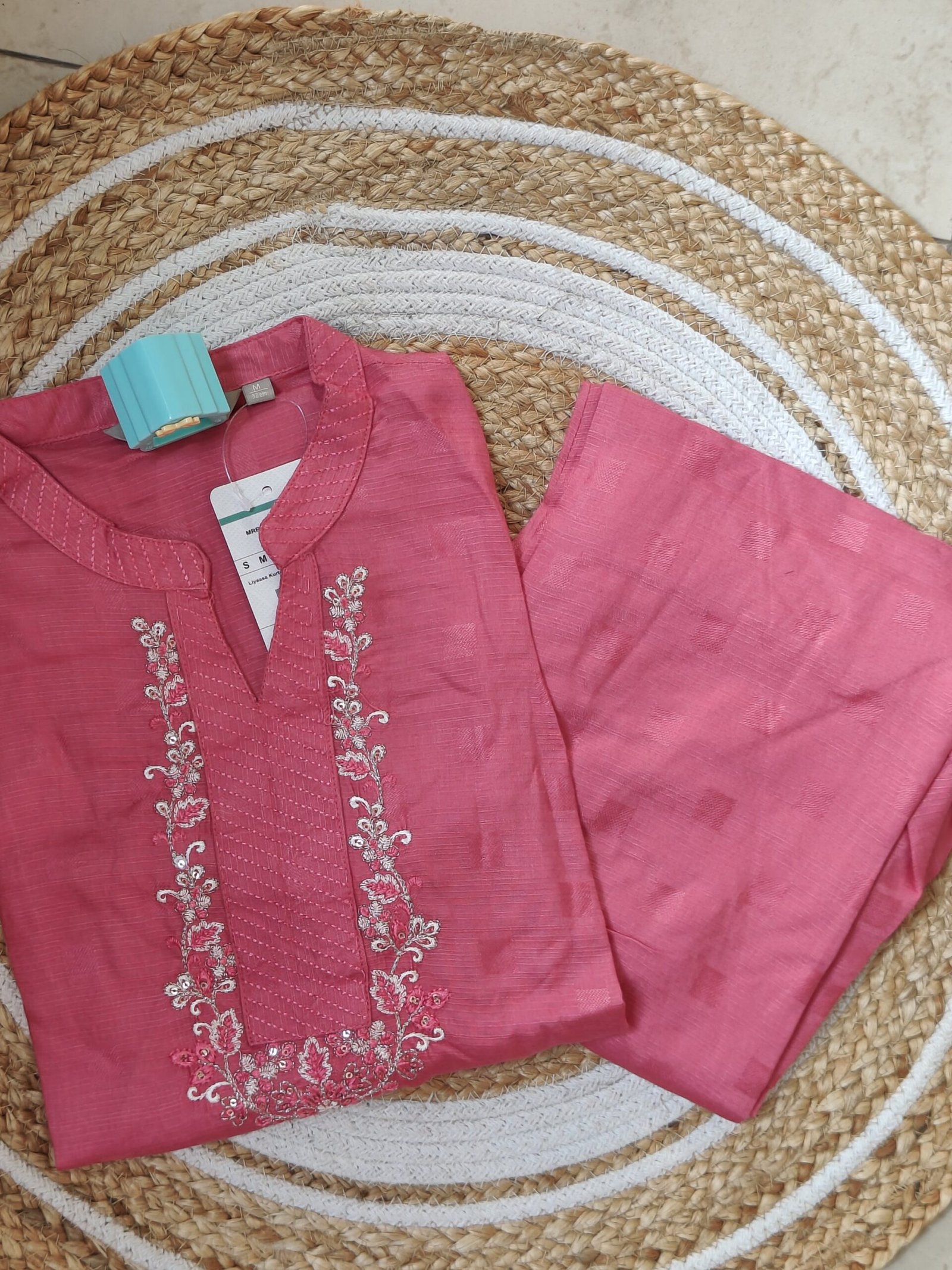 Rayon Embroidery Co ord set