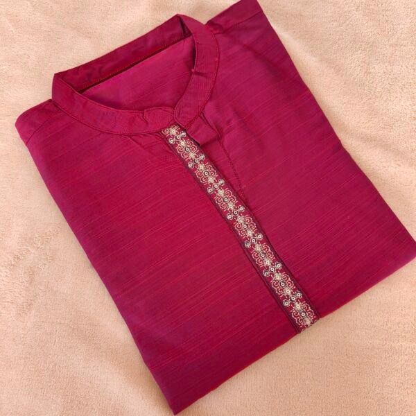 Slub Silk Kurti SSK - 01