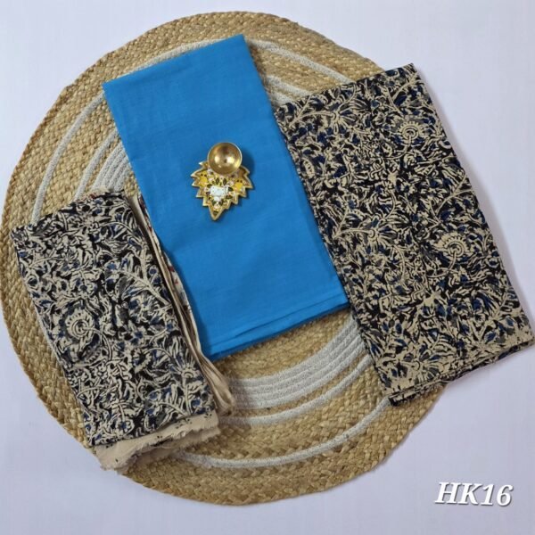 Kalamkari Handblock Printed Salwar Set - HK16