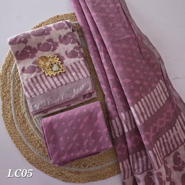 Linen Cotton Jaipur Salwar Set - LC05