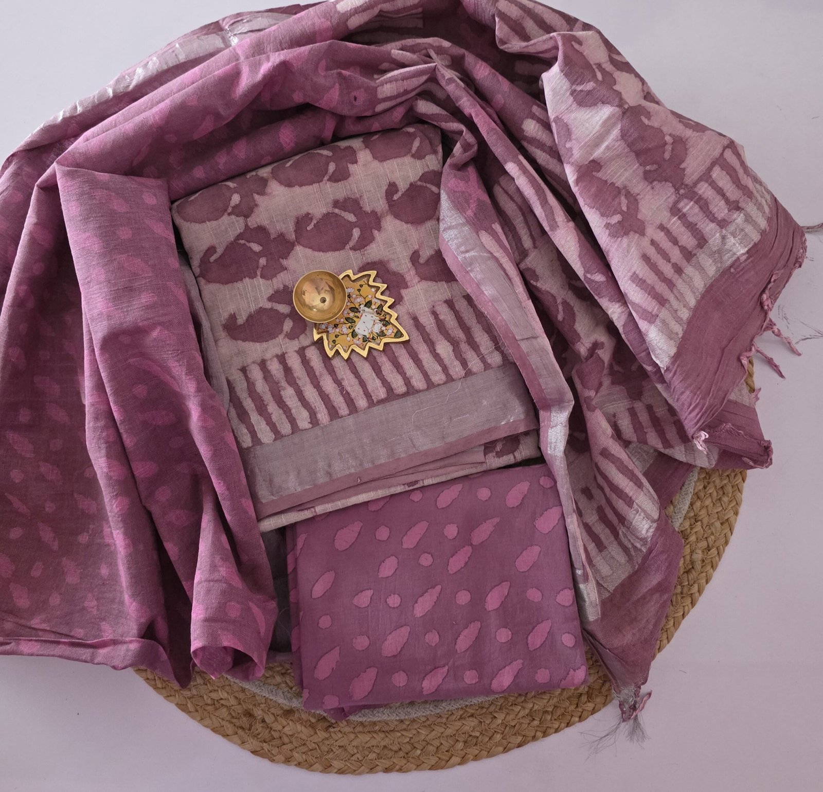 Linen Cotton Jaipur Salwar Set - LC05 - Image 2