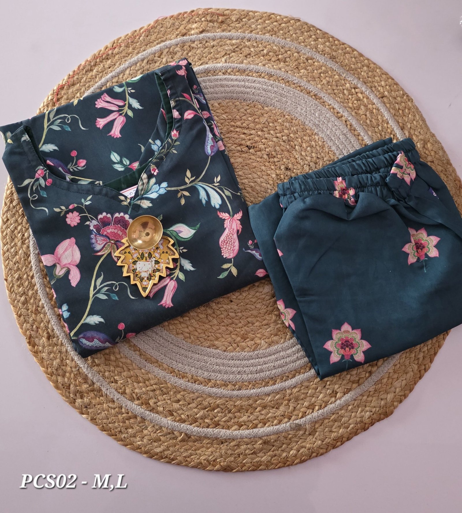 Dola Silk Co Ord Set - PCS02 - Image 2