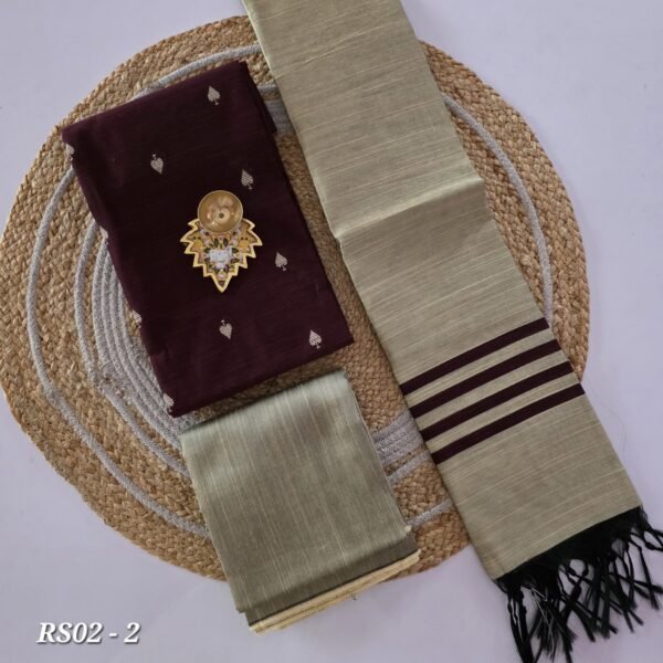 Semi Raw Silk Salwar Set - RS02