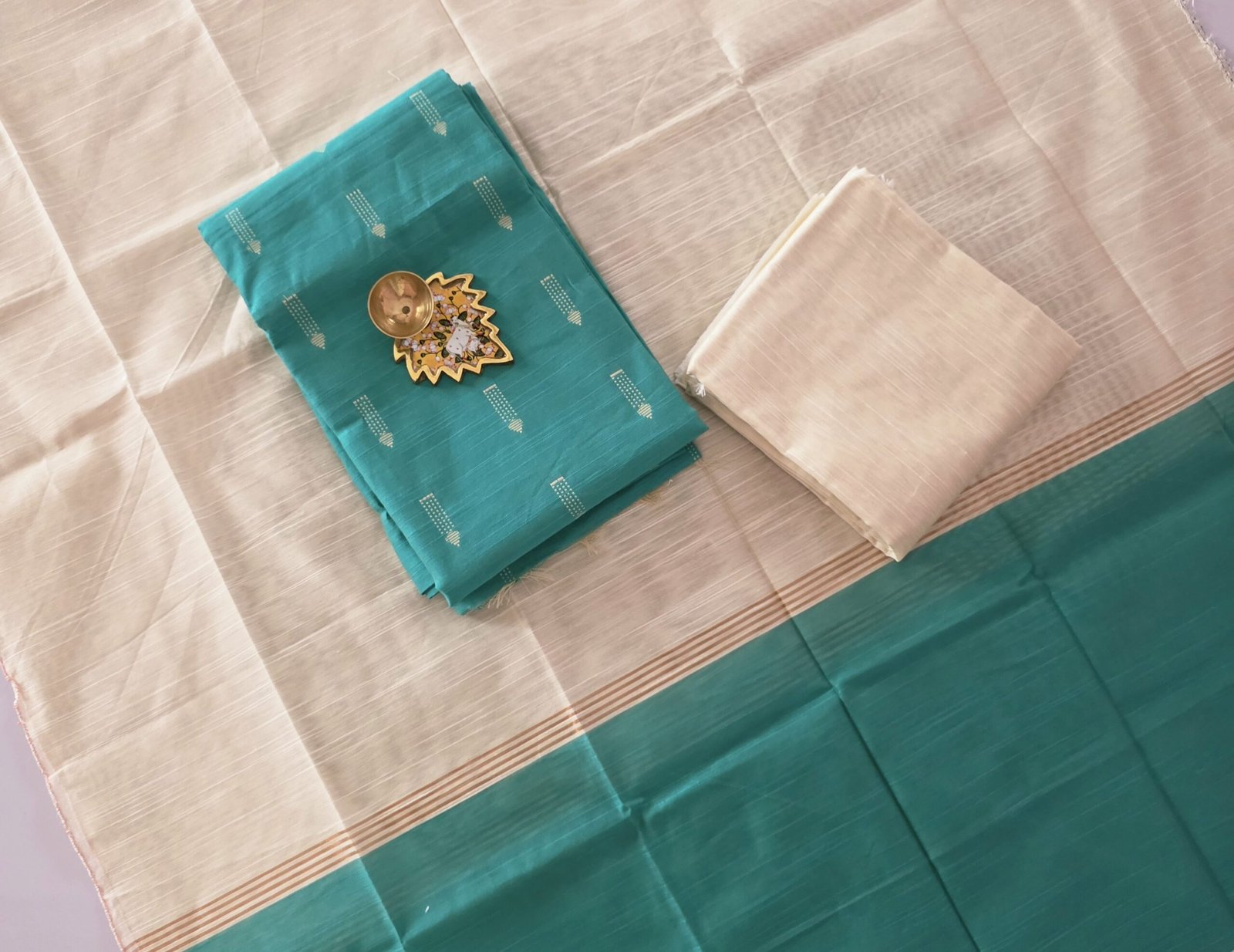 Semi Raw Silk Salwar Set - RS03 - Image 2