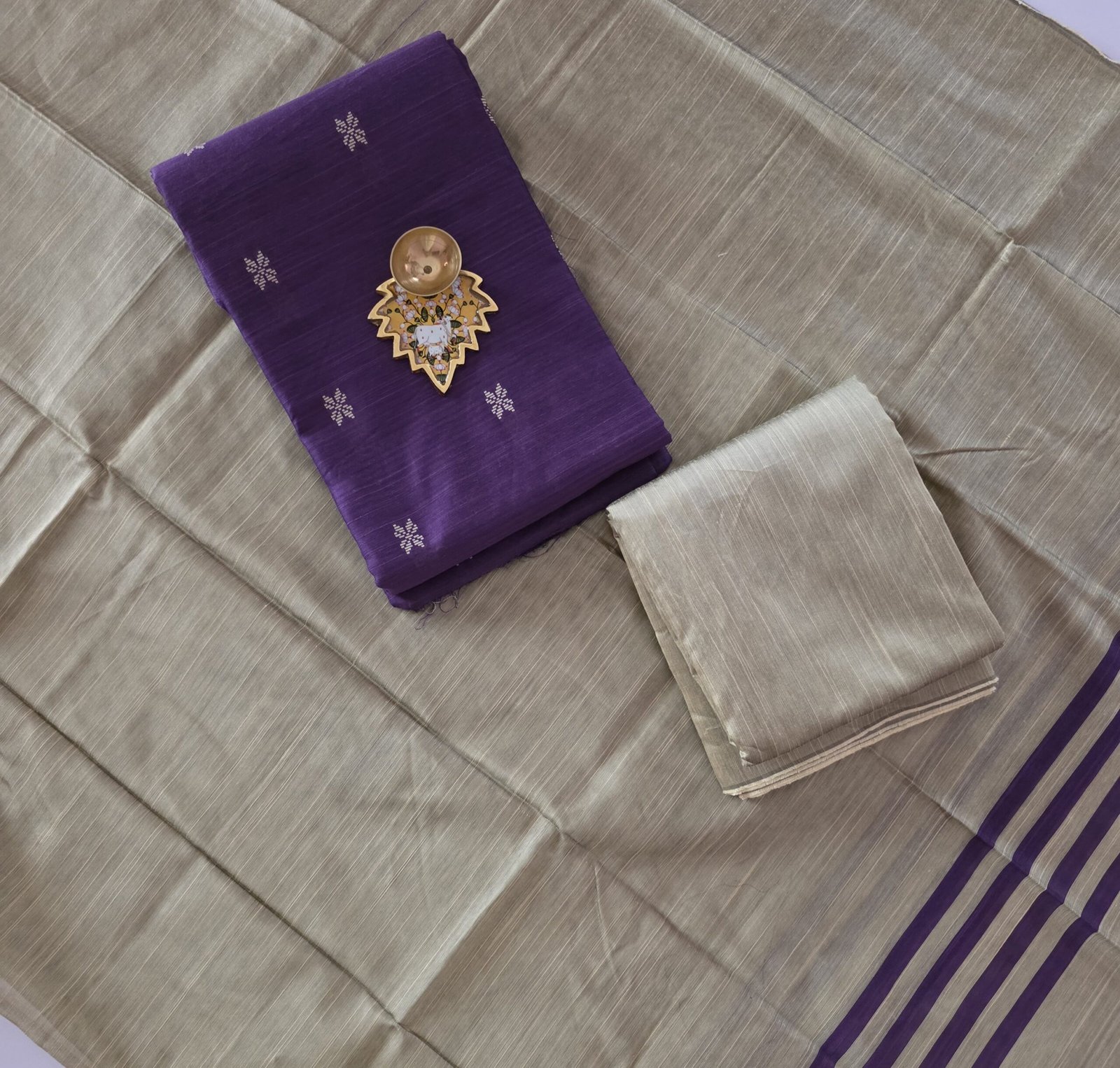 Semi Raw Silk Salwar Set - RS04 - Image 2