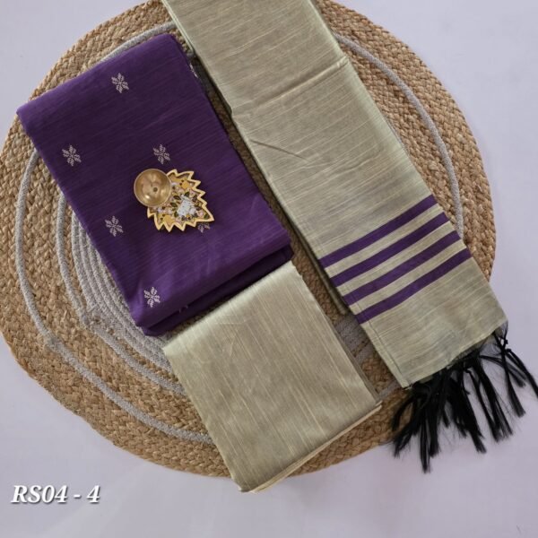 Semi Raw Silk Salwar Set - RS04
