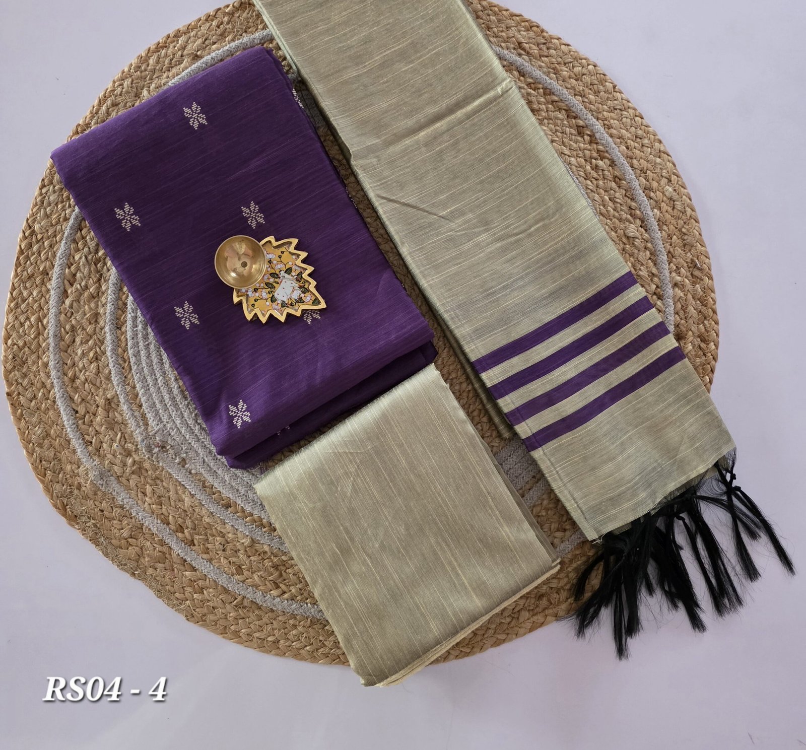 Semi Raw Silk Salwar Set - RS04