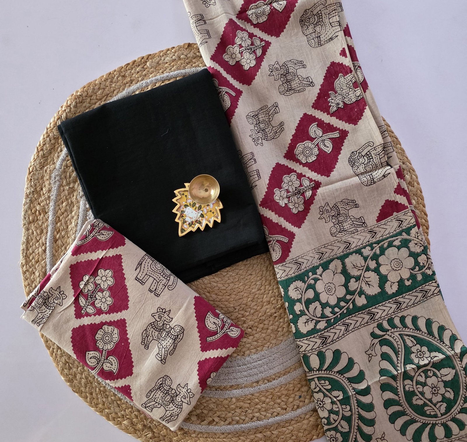 Kalamkari Cotton Salwar Set - KK05 - Image 2