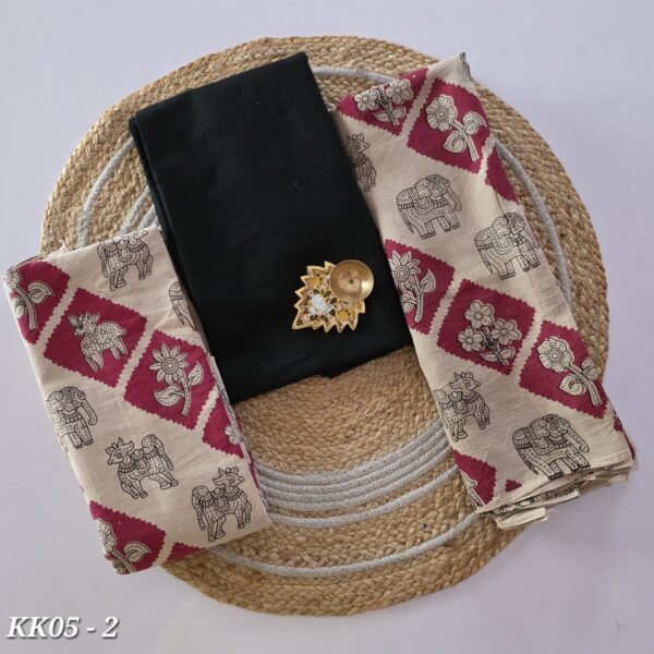 Kalamkari Cotton Salwar Set - KK05