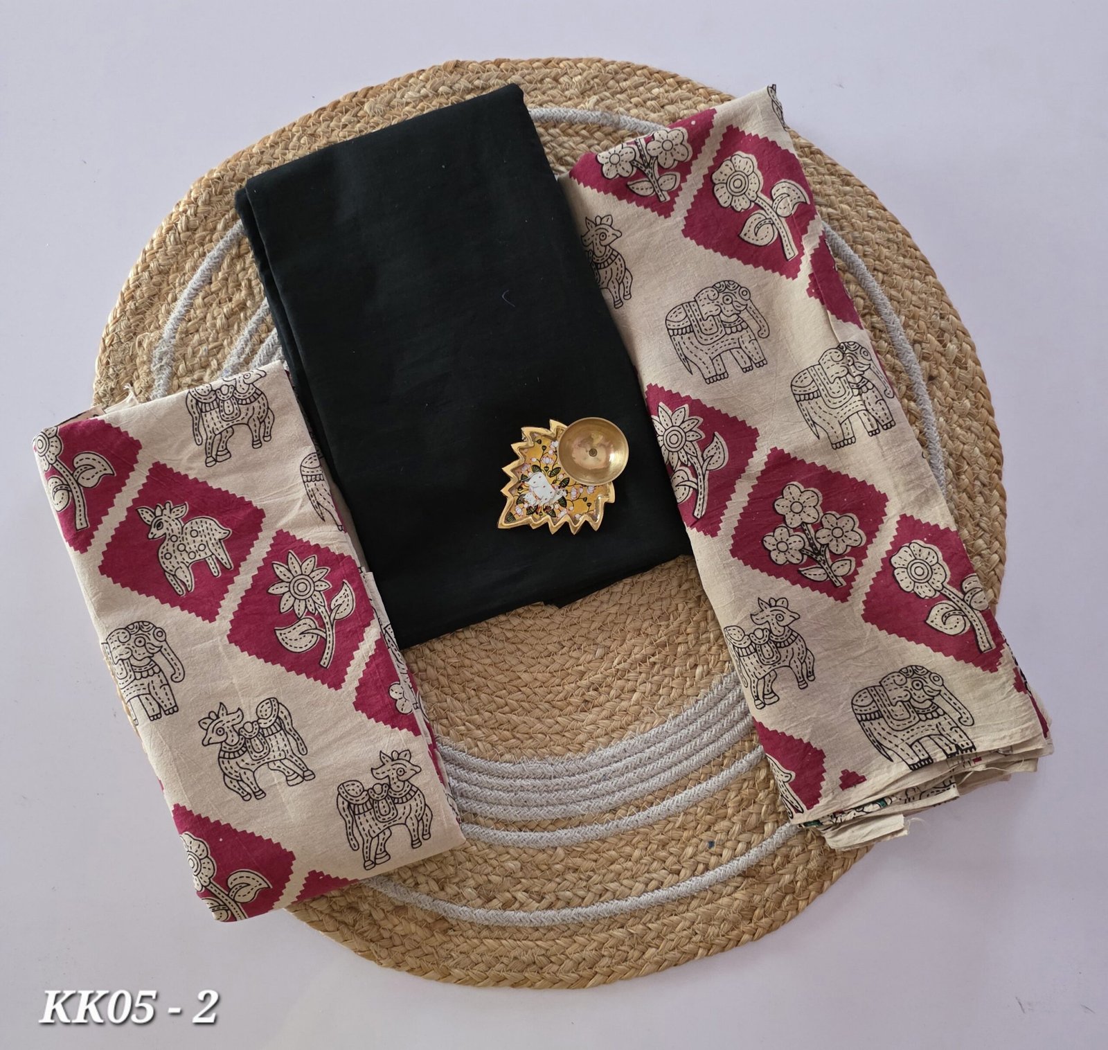 Kalamkari Cotton Salwar Set - KK05