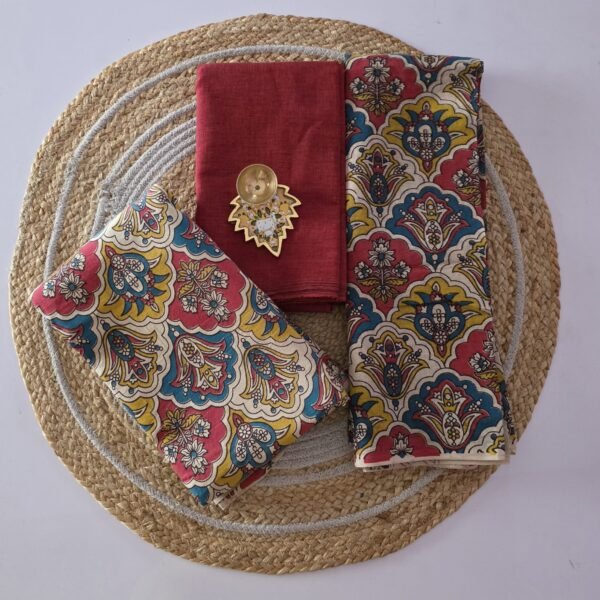 Kalamkari Cotton Salwar Set - KK11