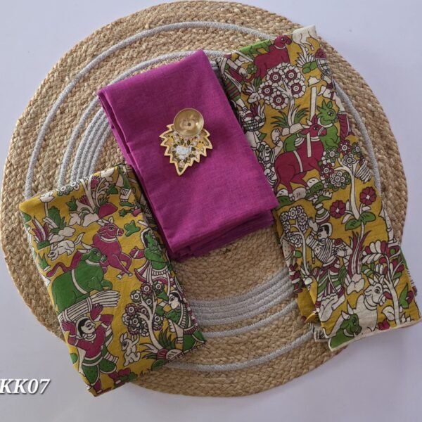 Kalamkari Cotton Salwar Set - KK07