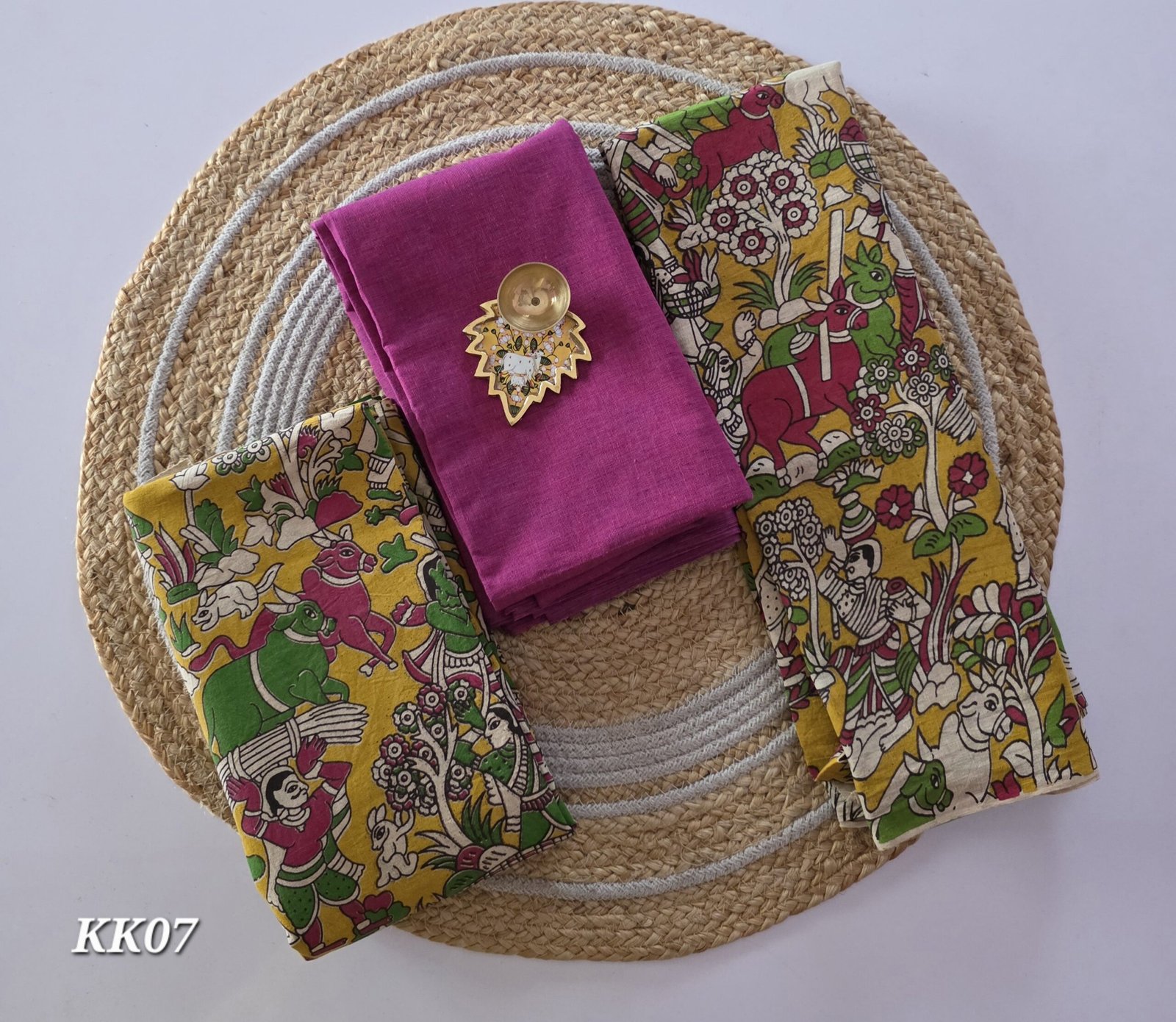 Kalamkari Cotton Salwar Set - KK07
