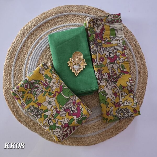 Kalamkari Cotton Salwar Set - KK08