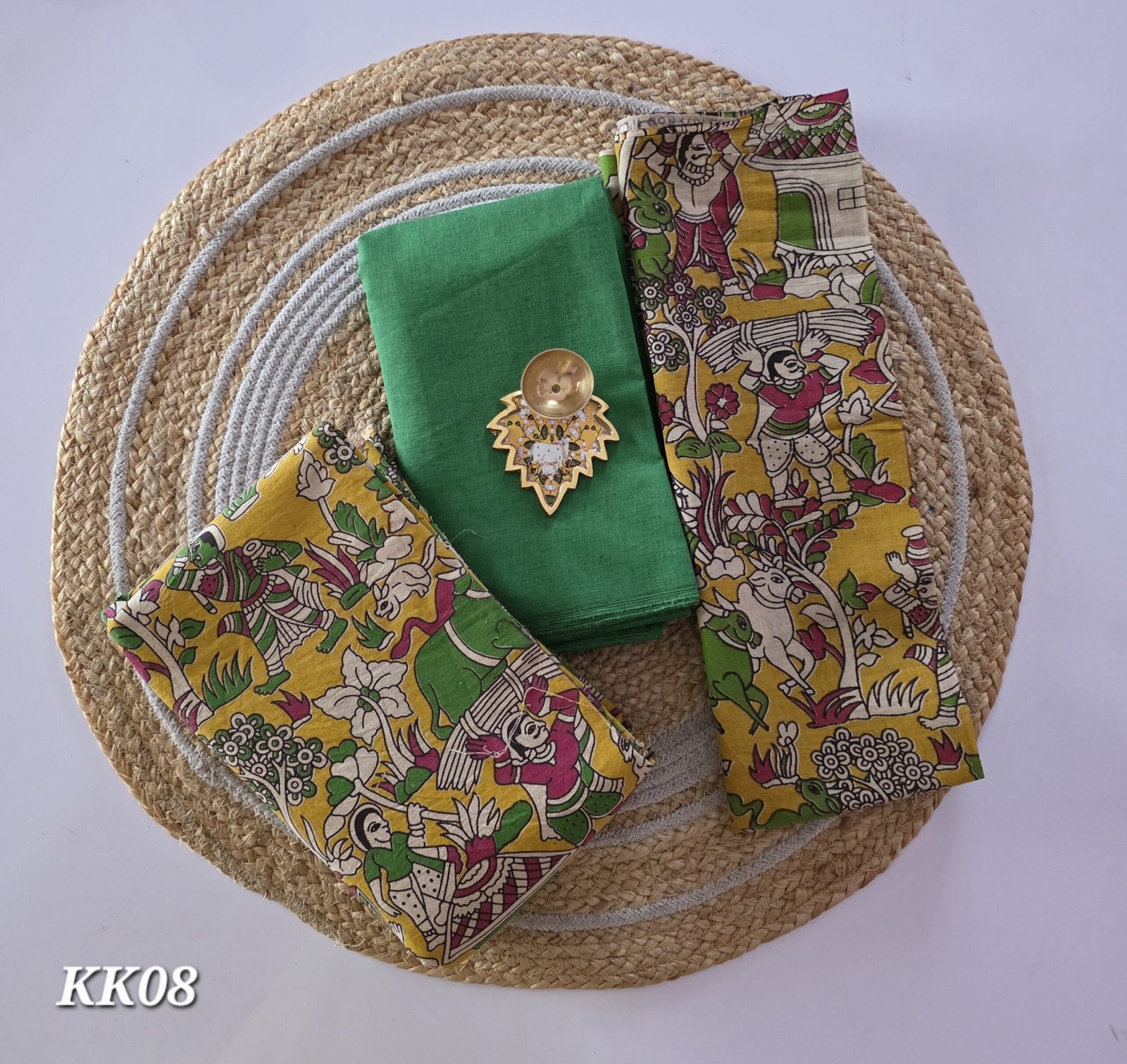 Kalamkari Cotton Salwar Set - KK08