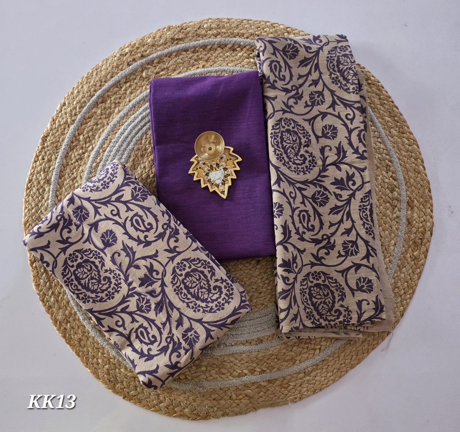 Kalamkari Cotton Salwar Set - KK13 - Image 2