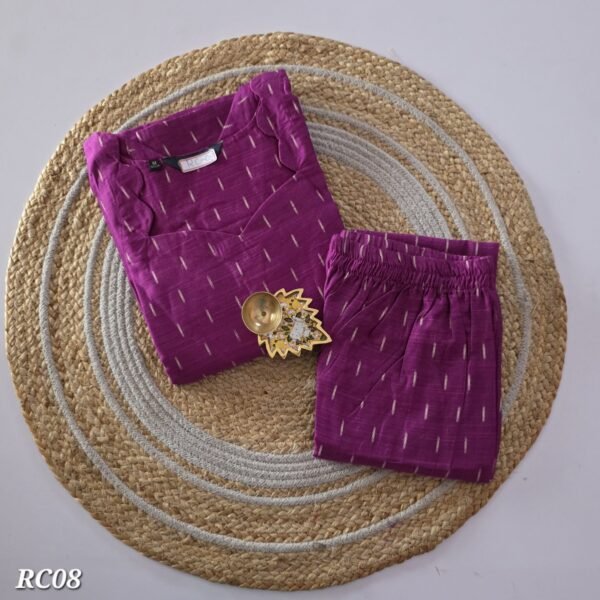 Raw Silk Co Ord Set - RC08