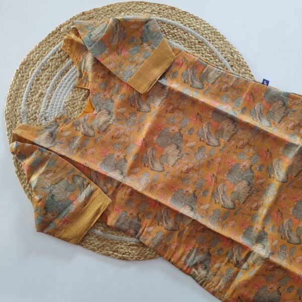 Linen Zari Kurti - PSK19
