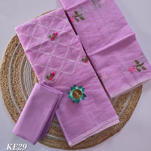 Kota Embroidery Salwar Set - KE29 - Purple