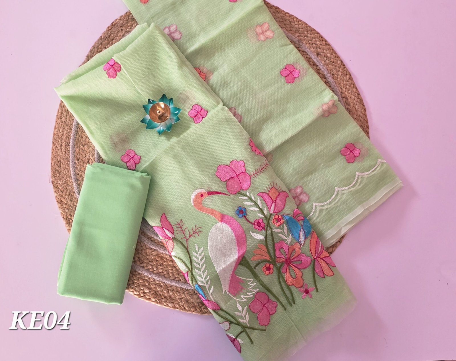 Kota Embroidery Salwar Set - KE04 - Green