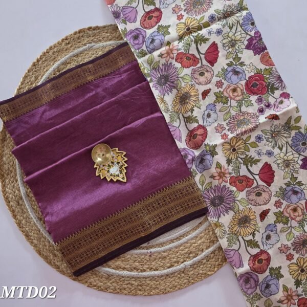 Mangalgiri Silk Top and Dupatta - MTD02