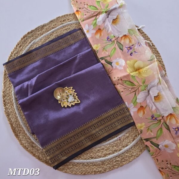 Mangalgiri Silk Top and Dupatta - MTD03