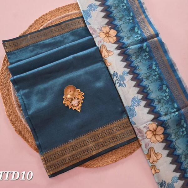 Mangalgiri Silk Top and Dupatta - MTD10